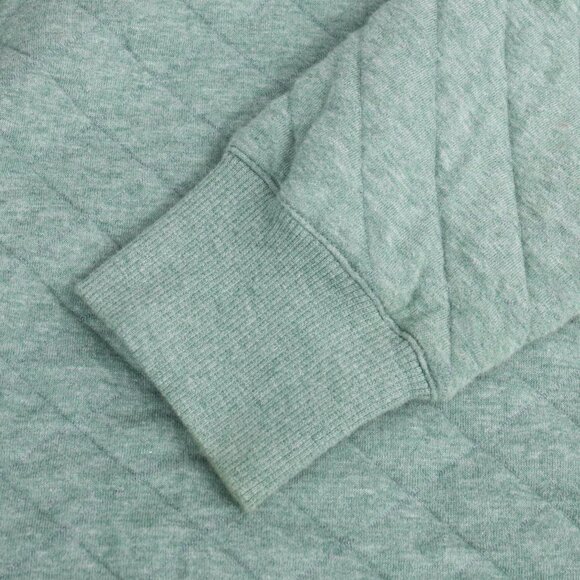 Faherty Epic Quilted Fleece Pullover Seacoast Melange Men's Small - Picture 6 of 7